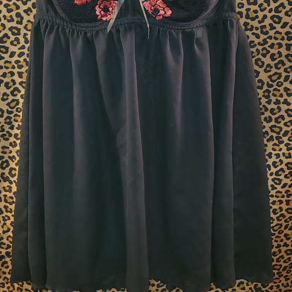 Cacique Mesh Babydoll Lingerie - Picture 2 of 9